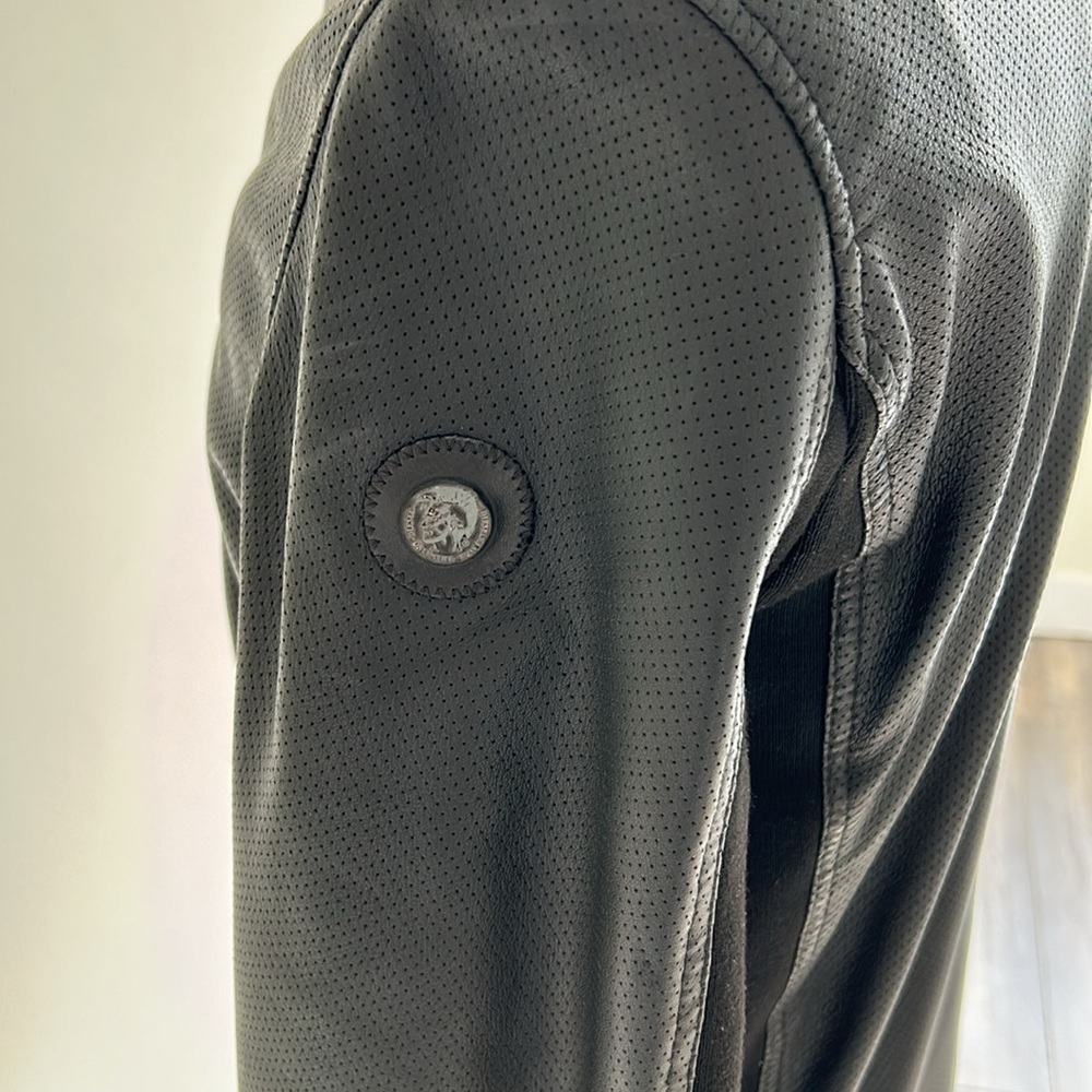 Men diesel leather jacket - Picture 6 of 15